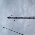 FM radijos bangų antenos montavimas